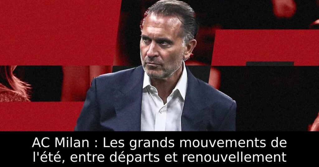 AC Milan : Les grands mouvements de l&rsquo;été, entre départs et renouvellement