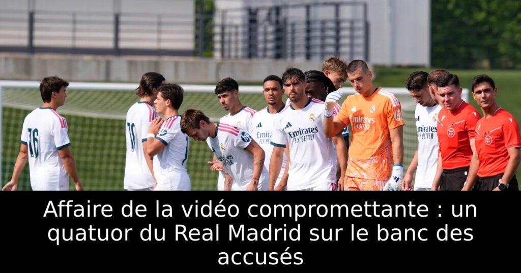 Affaire de la vidéo compromettante : un quatuor du Real Madrid sur le banc des accusés