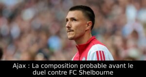 Ajax : La composition probable avant le duel contre FC Shelbourne
