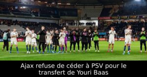 Ajax refuse de céder à PSV pour le transfert de Youri Baas