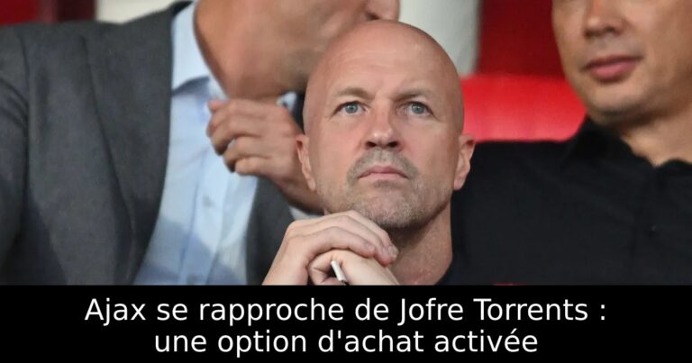 Ajax se rapproche de Jofre Torrents : une option d'achat activée