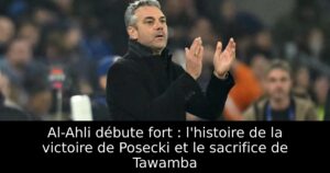 Al-Ahli débute fort : l&rsquo;histoire de la victoire de Posecki et le sacrifice de Tawamba