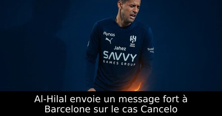 Al-Hilal envoie un message fort à Barcelone sur le cas Cancelo