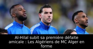 Al-Hilal subit sa première défaite amicale : Les Algériens de MC Alger en forme