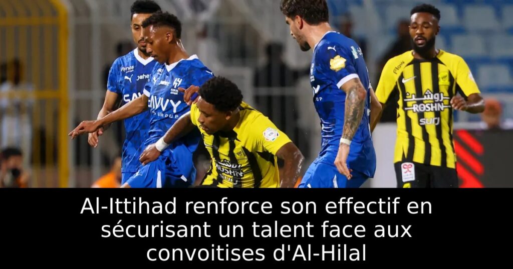 Al-Ittihad renforce son effectif en sécurisant un talent face aux convoitises d&rsquo;Al-Hilal