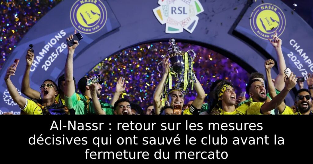 Al-Nassr : retour sur les mesures décisives qui ont sauvé le club avant la fermeture du mercato