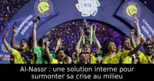 Al-Nassr : une solution interne pour surmonter sa crise au milieu
