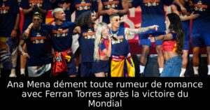 Ana Mena dément toute rumeur de romance avec Ferran Torres après la victoire du Mondial