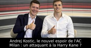 Andrej Kostic, le nouvel espoir de l&rsquo;AC Milan : un attaquant à la Harry Kane ?