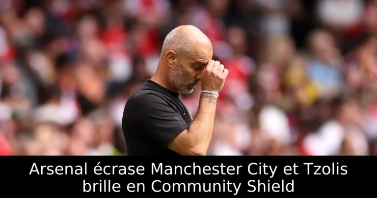 Arsenal écrase Manchester City et Tzolis brille en Community Shield