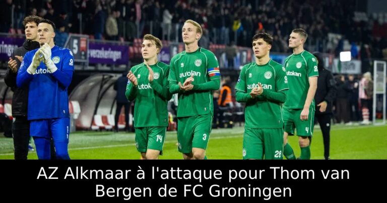 AZ Alkmaar à l'attaque pour Thom van Bergen de FC Groningen