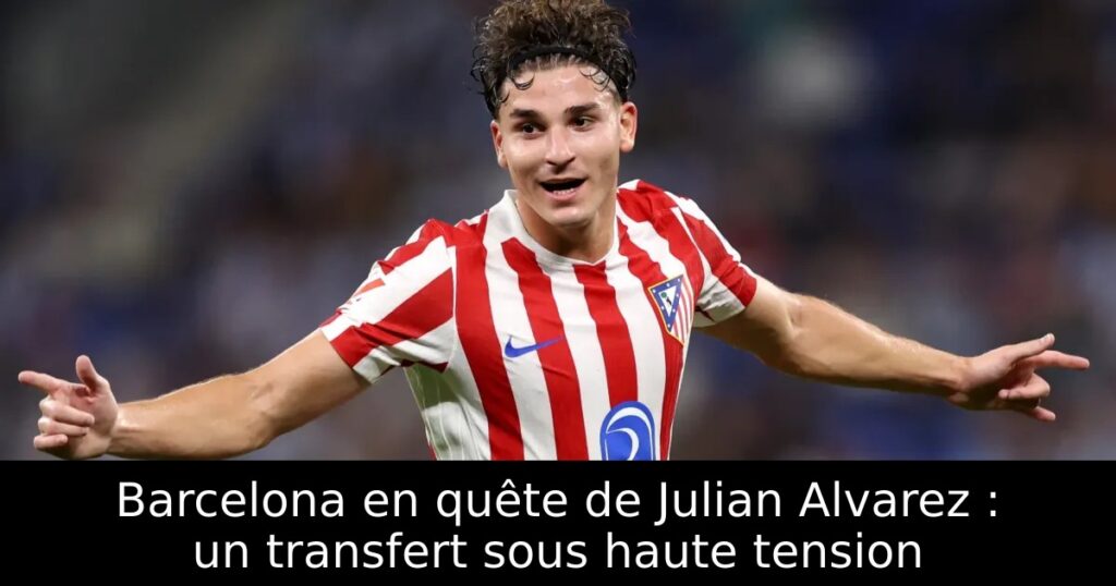 Barcelona en quête de Julian Alvarez : un transfert sous haute tension