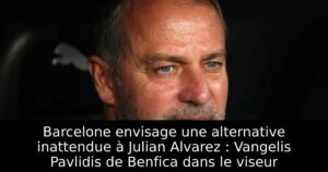 Barcelone envisage une alternative inattendue à Julian Alvarez : Vangelis Pavlidis de Benfica dans le viseur