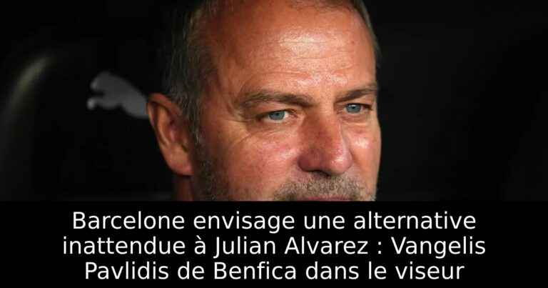 Barcelone envisage une alternative inattendue à Julian Alvarez : Vangelis Pavlidis de Benfica dans le viseur