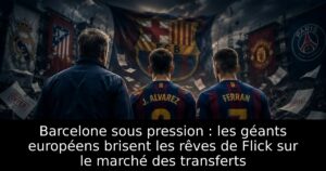 Barcelone sous pression : les géants européens brisent les rêves de Flick sur le marché des transferts