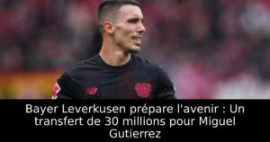 Bayer Leverkusen prépare l&rsquo;avenir : Un transfert de 30 millions pour Miguel Gutierrez