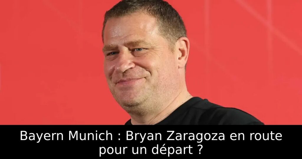 Bayern Munich : Bryan Zaragoza en route pour un départ ?