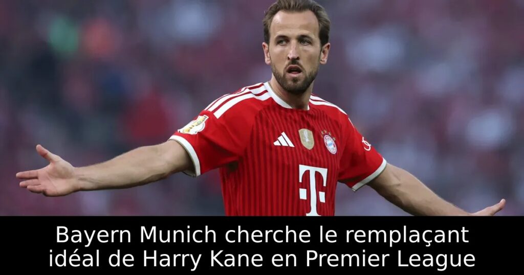 Bayern Munich cherche le remplaçant idéal de Harry Kane en Premier League