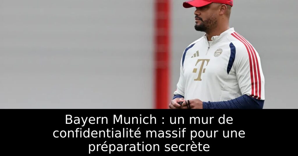 Bayern Munich : un mur de confidentialité massif pour une préparation secrète