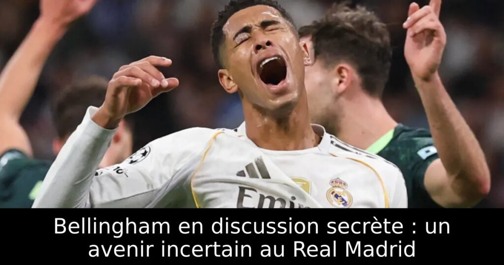 Bellingham en discussion secrète : un avenir incertain au Real Madrid