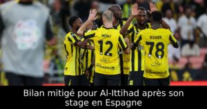 Bilan mitigé pour Al-Ittihad après son stage en Espagne