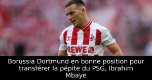 Borussia Dortmund en bonne position pour transférer la pépite du PSG, Ibrahim Mbaye