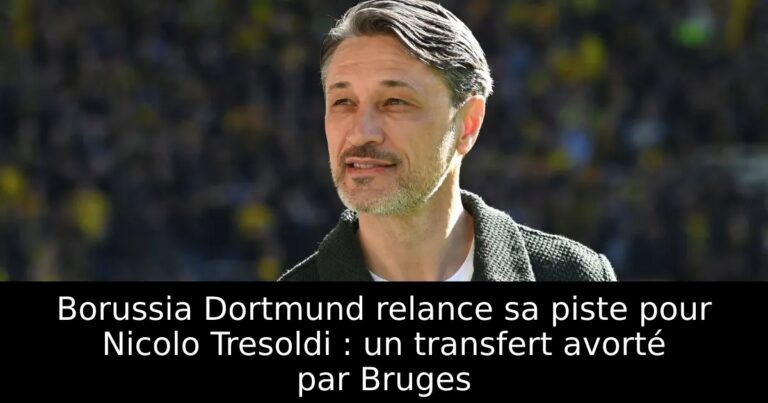 Borussia Dortmund relance sa piste pour Nicolo Tresoldi : un transfert avorté par Bruges