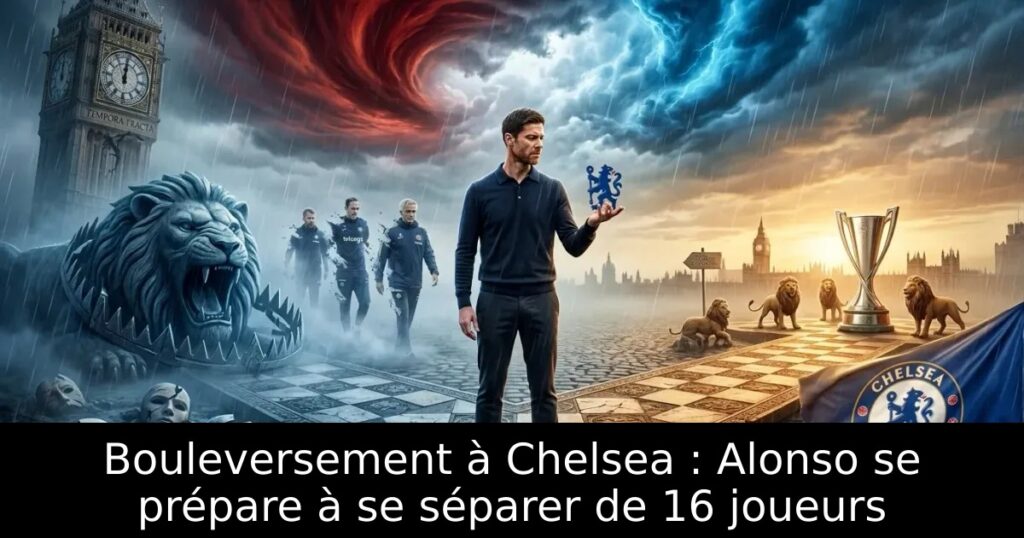 Bouleversement à Chelsea : Alonso se prépare à se séparer de 16 joueurs