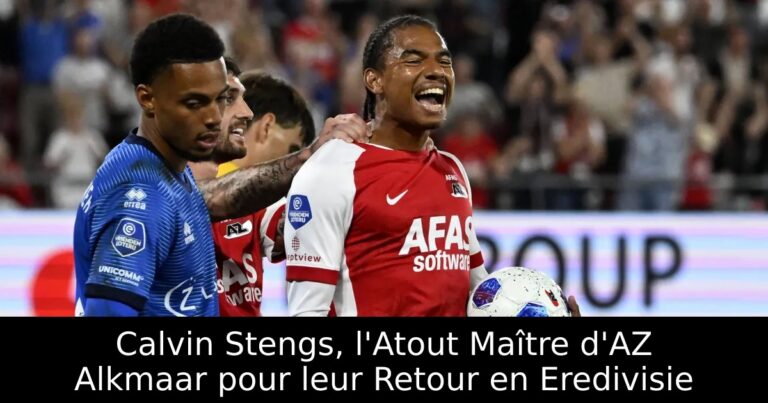 Calvin Stengs, l'Atout Maître d'AZ Alkmaar pour leur Retour en Eredivisie