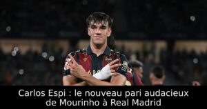 Carlos Espi : le nouveau pari audacieux de Mourinho à Real Madrid