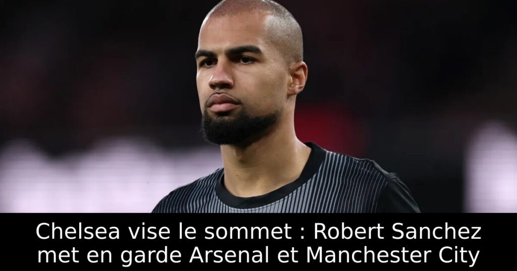 Chelsea vise le sommet : Robert Sanchez met en garde Arsenal et Manchester City