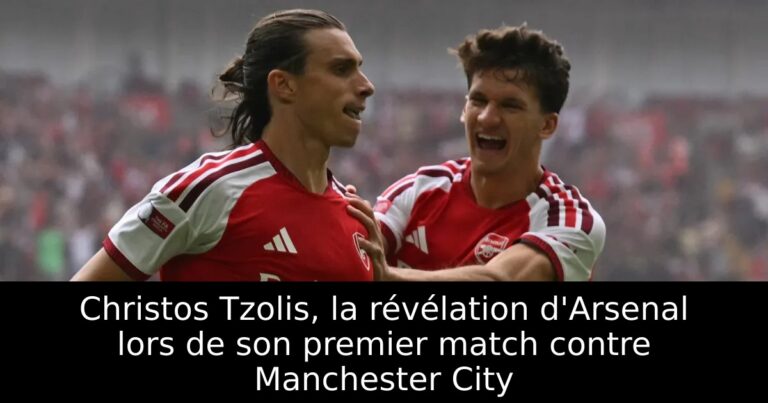 Christos Tzolis, la révélation d'Arsenal lors de son premier match contre Manchester City