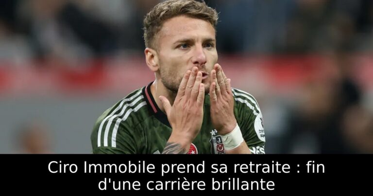 Ciro Immobile prend sa retraite : fin d'une carrière brillante
