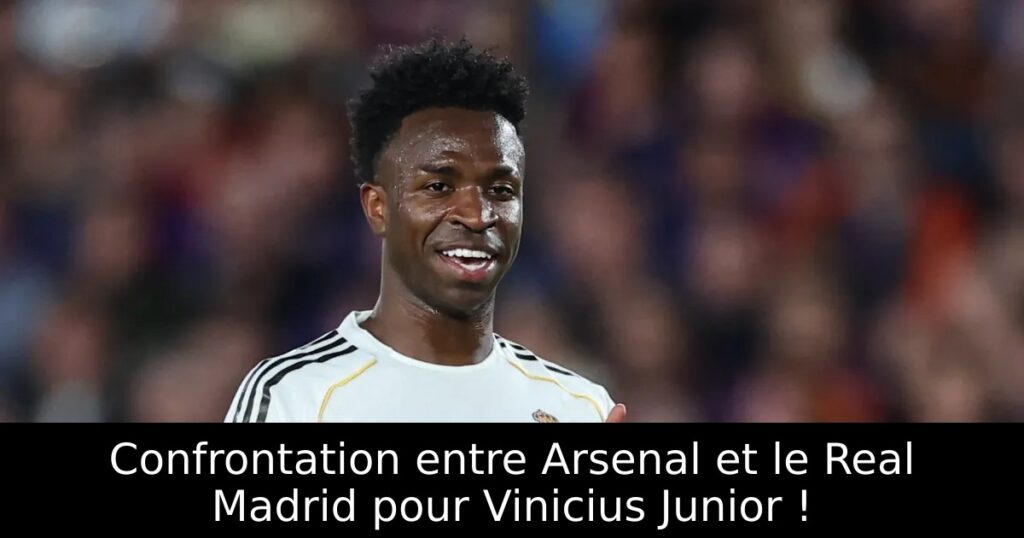 Confrontation entre Arsenal et le Real Madrid pour Vinicius Junior !
