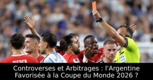 Controverses et Arbitrages : l&rsquo;Argentine Favorisée à la Coupe du Monde 2026 ?