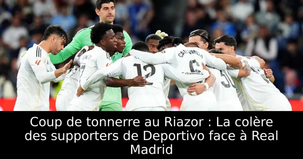 Coup de tonnerre au Riazor : La colère des supporters de Deportivo face à Real Madrid