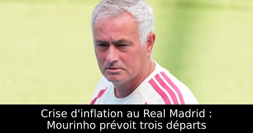 Crise d&rsquo;inflation au Real Madrid : Mourinho prévoit trois départs