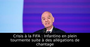 Crisis à la FIFA : Infantino en plein tourmente suite à des allégations de chantage