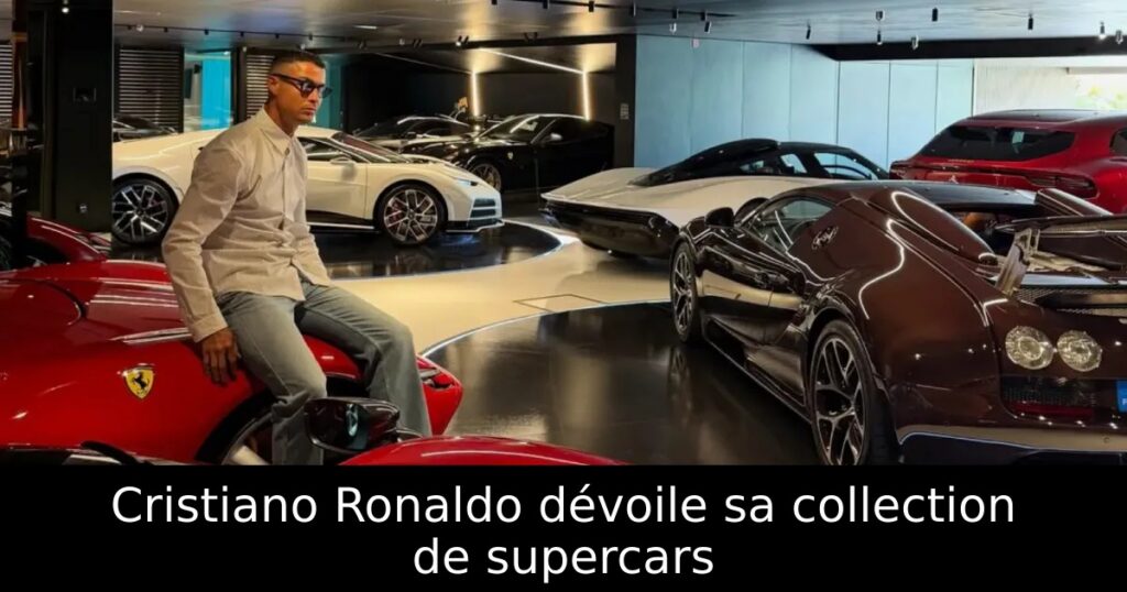 Cristiano Ronaldo dévoile sa collection de supercars