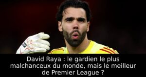 David Raya : le gardien le plus malchanceux du monde, mais le meilleur de Premier League ?