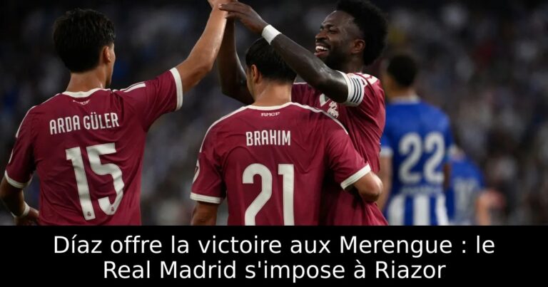 Díaz offre la victoire aux Merengue : le Real Madrid s'impose à Riazor