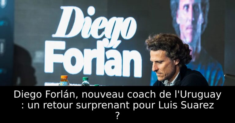 Diego Forlán, nouveau coach de l'Uruguay : un retour surprenant pour Luis Suarez ?