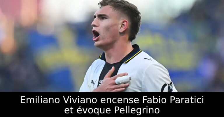 Emiliano Viviano encense Fabio Paratici et évoque Pellegrino