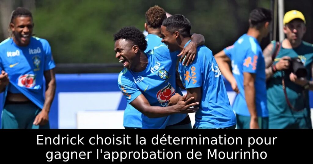 Endrick choisit la détermination pour gagner l&rsquo;approbation de Mourinho