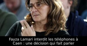 Fayza Lamari interdit les téléphones à Caen : une décision qui fait parler