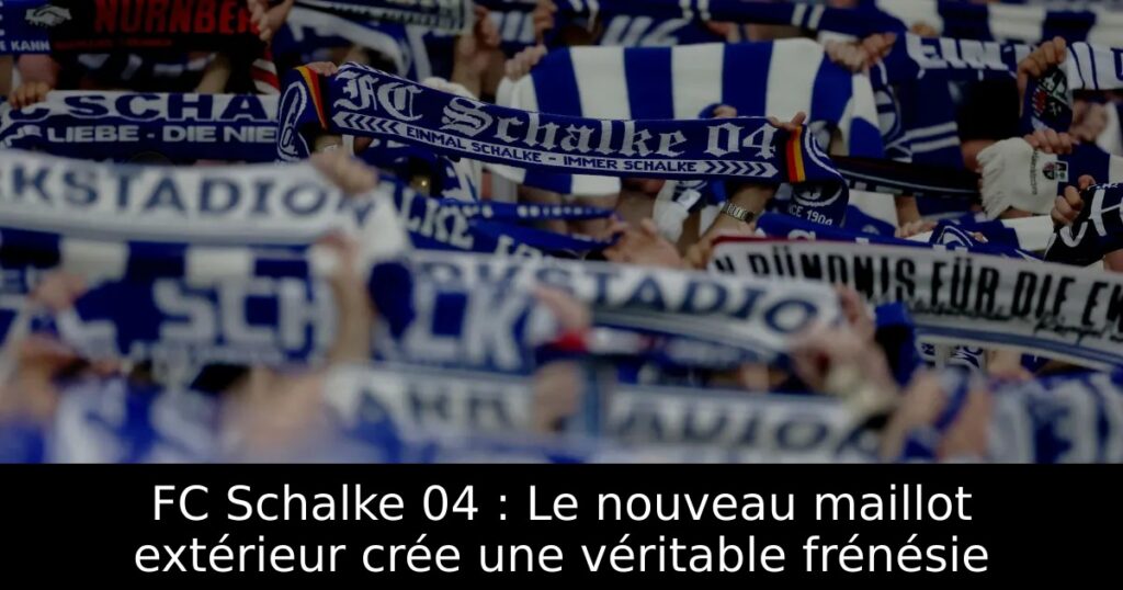FC Schalke 04 : Le nouveau maillot extérieur crée une véritable frénésie