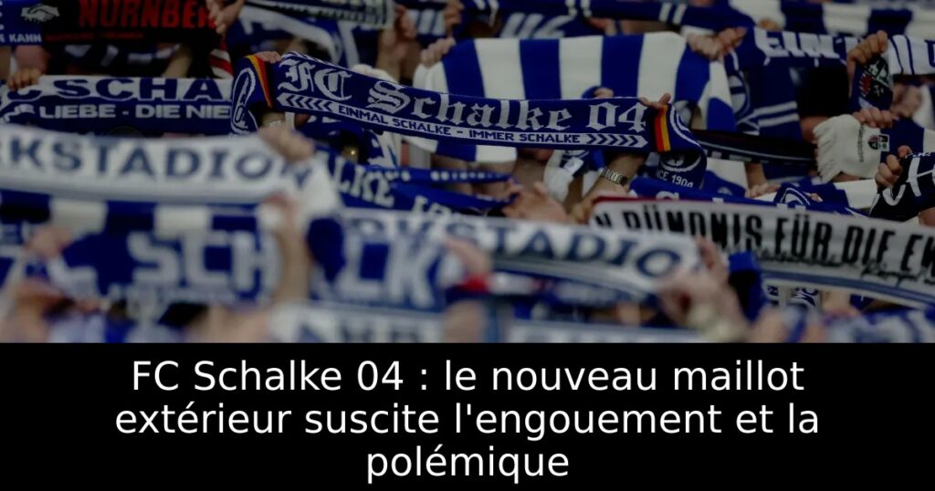 FC Schalke 04 : le nouveau maillot extérieur suscite l&rsquo;engouement et la polémique