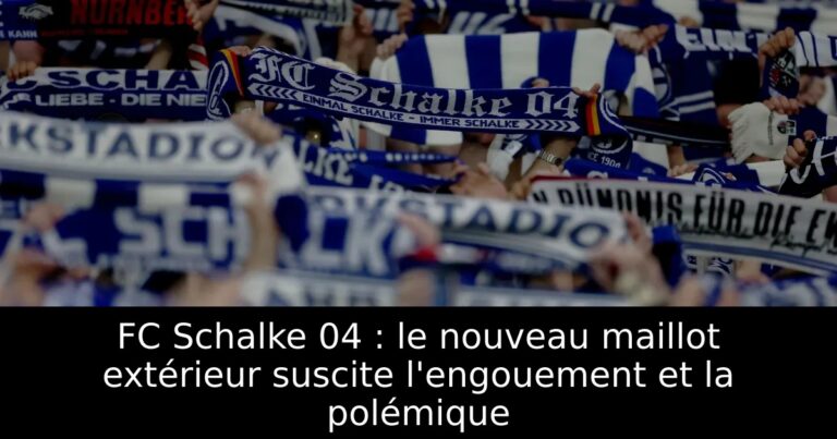 FC Schalke 04 : le nouveau maillot extérieur suscite l'engouement et la polémique