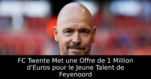 FC Twente Met une Offre de 1 Million d&rsquo;Euros pour le Jeune Talent de Feyenoord