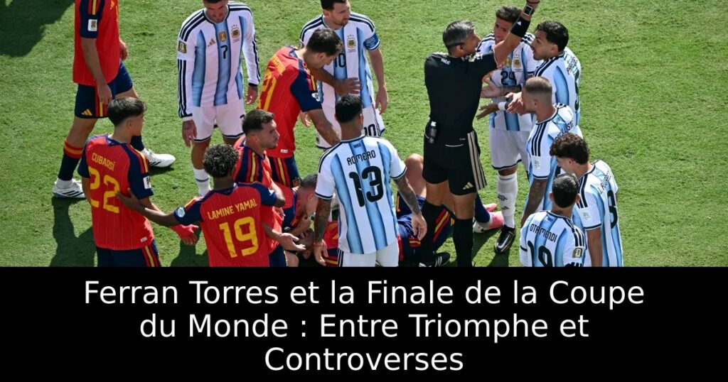 Ferran Torres et la Finale de la Coupe du Monde : Entre Triomphe et Controverses